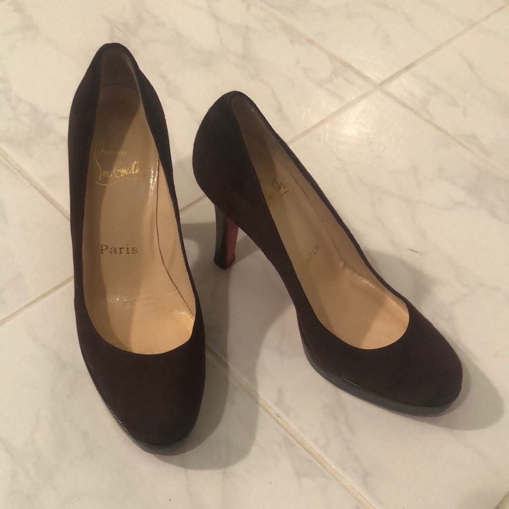 Brown Authentic Christian Louboutin 36